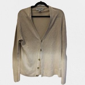 Michael Kors Button Down Ombré Sweater size Large